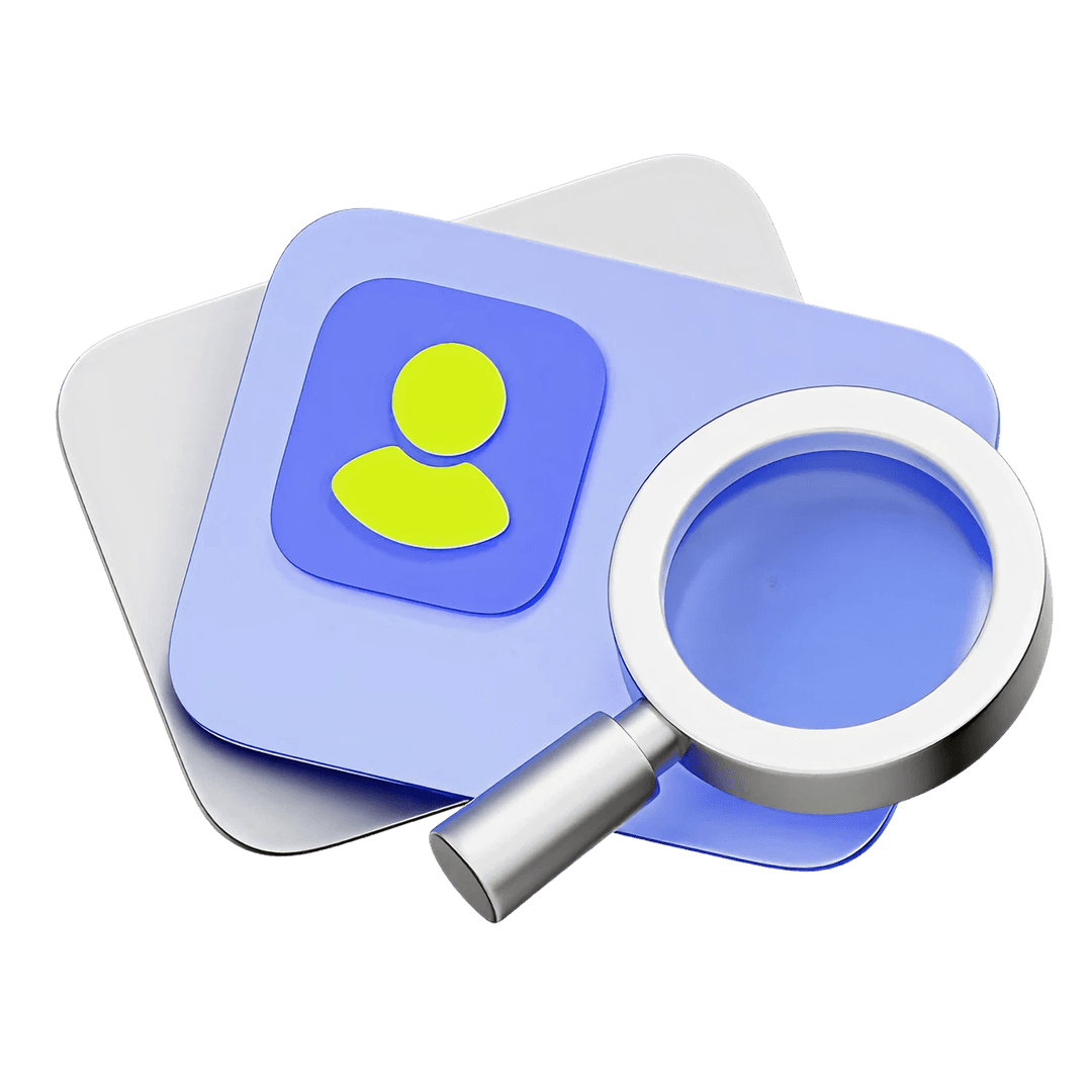 Account search illustration